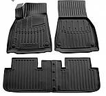 Резиновые Коврики Stingray 3D (2021-2025) для Tesla Model S 2012– гг