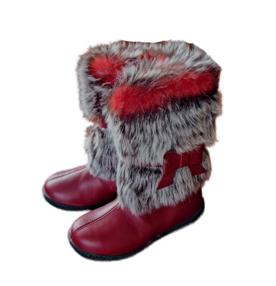 Зимові чобітки  для дівчаток Garvalin 111417 бордові. 23-29