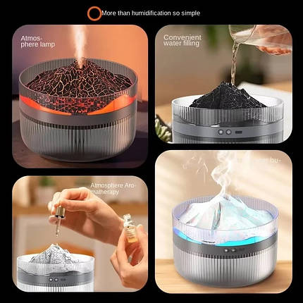 Зволожувач повітря - нічник Volcano Humidifier (36), фото 3