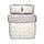 Постільна білизна Lotus Home Washed cotton - Daften kahve-bej полуторний, фото 3