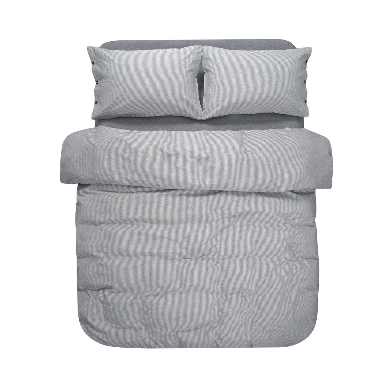 Постільна білизна Lotus Home Washed cotton - Daften antracite євро