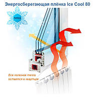 Тонування вікон енергоощадною плівкою Sun Control Ice Cool 80