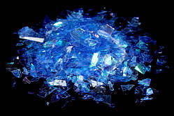 Аксесуари для свята конфеті слюда королівський синій металік 100грам