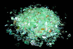 Аксесуари для свята конфеті слюда зелений хамелеон металік 100грам