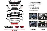 Комплект рестайлинга на Maybach (с оптикой) для Mercedes S-сlass W222, фото 4
