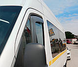 Ветровики вставные (полупрозрачные, 2 шт., Cagatay) для Mercedes Sprinter W907/W910 2018- гг, фото 3