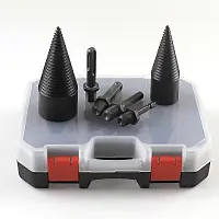 Набір гвинтових ковтунів для дрилів/перфоратора 6 одиниць (32 мм + 42 мм + 4 перехідники)ZBTools (zb41-3242set)