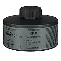 Фільтр комбінований OF-07 M (А2В2Е1SXP3DR захист від бойових газів та радиації)