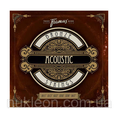 Популярний! Струни для гітари Framus Bronze Light (11-47) (48200 L) - Краща якість тільки на Nukleon.com.ua