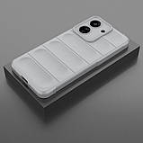 Чохол для смартфона Cosmic Magic Shield for Xiaomi Redmi 13C 4G/POCO С65 Grey Smoke, антиударний, щільний TPU, фото 3