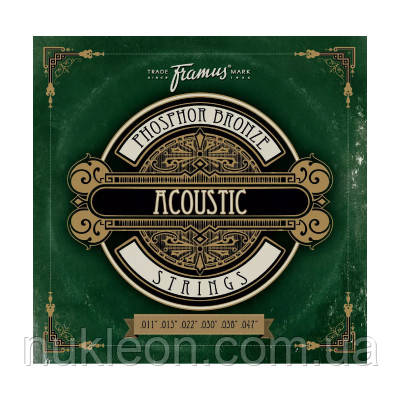 Популярний! Струни для гітари Framus Phosphor Bronze Light (11-47) (47200 L) - Краща якість тільки на Nukleon.com.ua