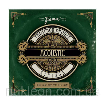 Популярний! Струни для гітари Framus Phosphor Bronze Extra Light (10-46) (47210 EL) - Краща якість тільки на Nukleon.com.ua