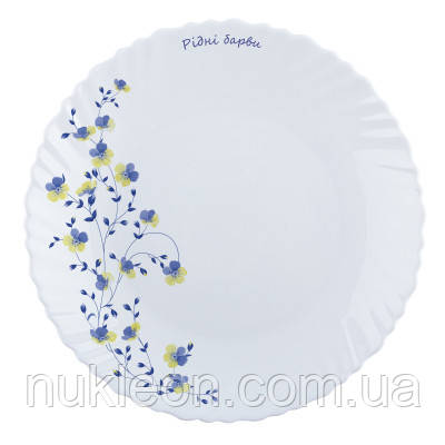 Популярний! Тарілка Vittora "Рідні Барви" Wave Dessert 19 см (122964) - Краща якість тільки на Nukleon.com.ua, фото 1