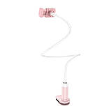 Тримач для мобільного HOCO PH23 Balu mobile phone stand Pink White, гнучка ніжка, для телефонів 4,5-6,5 дюймів, фото 3