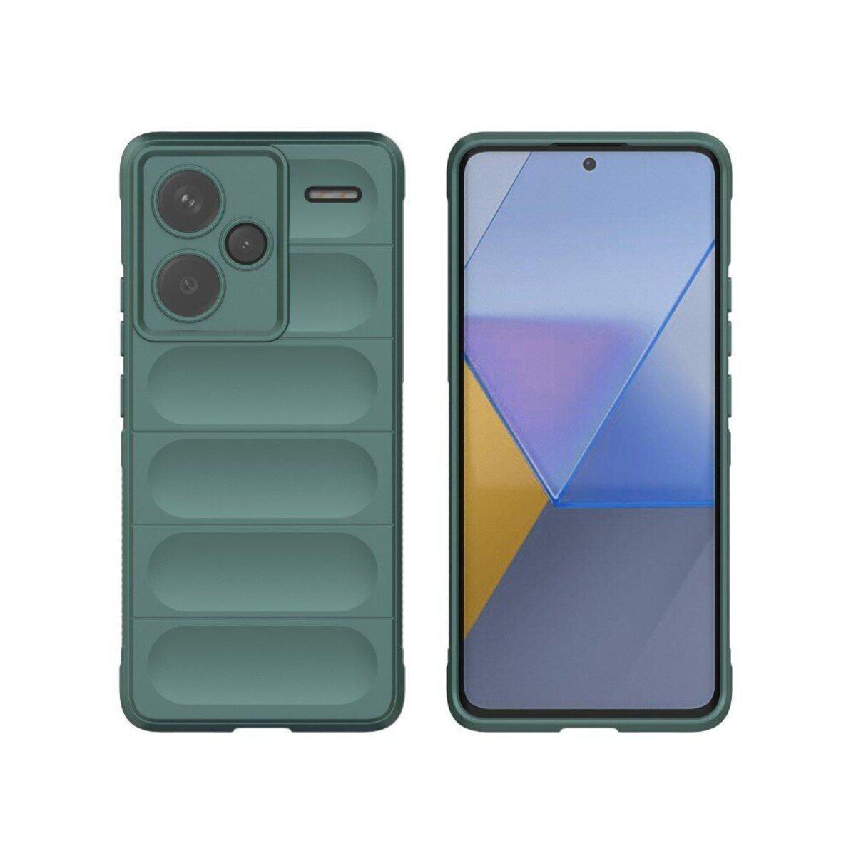 Чохол для смартфона Cosmic Magic Shield for Xiaomi Redmi Note 13 Pro Plus 5G Dark Green, антиударний, щільний TPU, фото 1