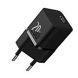 Мережевий зарядний пристрій Baseus GaN5 Fast Charger(mini) 1C 20W EU Cluster Black(With: Baseus Dynamic 3 Series Fast Charging, фото 2