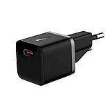 Мережевий зарядний пристрій Baseus GaN5 Fast Charger(mini) 1C 20W EU Cluster Black(With: Baseus Dynamic 3 Series Fast Charging, фото 5