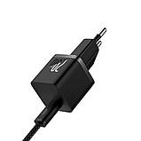 Мережевий зарядний пристрій Baseus GaN5 Fast Charger(mini) 1C 20W EU Cluster Black(With: Baseus Dynamic 3 Series Fast Charging, фото 6