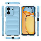 Чохол для смартфона Cosmic Magic Shield for Xiaomi Redmi 13C 4G/POCO С65 Light Blue, антиударний, щільний TPU, фото 2