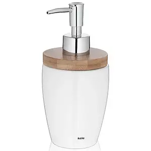 Дозатор для мила KELA Natura 350 мл White (18596)