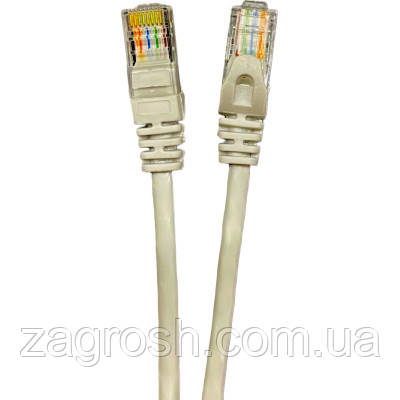Promo Ціна! Патч-корд 15м UTP cat.5e, CCA, 24AWG, gray GEAR (GPC-UTPCCARJ45-15G) - тільки на ZaGrosh.com.ua, фото 1