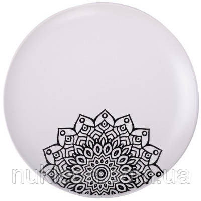 Популярний! Тарілка Limited Edition Kora 20.5 см Десертна Біла (JH2068-2) - Краща якість тільки на Nukleon.com.ua, фото 1