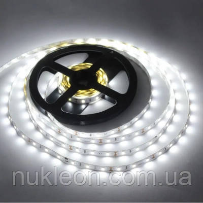 Популярний! Світлодіодна стрічка LED-STIL 6000K 6 Вт/м 2835 (діоди Samsung) 60 діодів IP33 12 Вольт 650 lm (DFN2835-60A-IP20-CW) -, фото 1