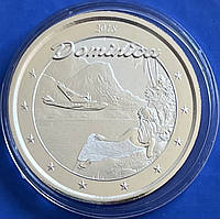 Монета Східно-Карибських штатів 2 долара 2018 р. Домініка - Острів Природи