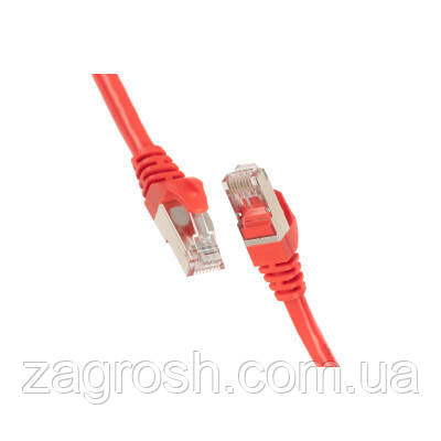 Promo Ціна! Патч-корд 1м S/FTP Cat 6 CU PVC 26AWG 7/0.16 red 2E (2E-PC6SFTPCOP-100RD) - тільки на ZaGrosh.com.ua, фото 1