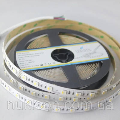 Популярний! Світлодіодна стрічка LED-STIL RGB+W 4000К 18 Вт/м 5050 60 діодів IP33 24 Вольта 180 lm кольорова, фото 1