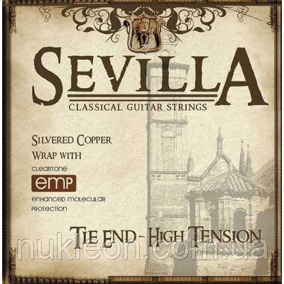 Популярний! Струни для гітари Cleartone Sevilla Tie End High Tension (8450) - Краща якість тільки на Nukleon.com.ua