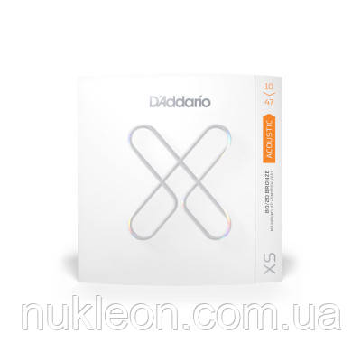 Популярний! Струни для гітари D'Addario XS 80/20 Bronze Extra Light (10-47) (XSABR1047) - Краща якість тільки на