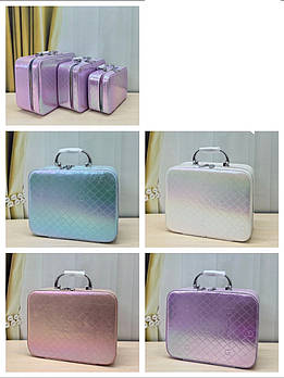 Набір скриньок для біжутерії 3 в 1 Скринька органайзер для прикрас в різних кольорах Nina