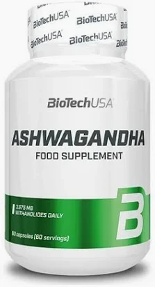 Ашваганда - BioTech USA Ashwagandha / 60 capsules