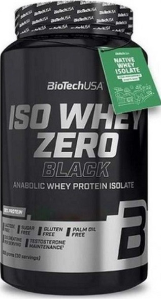 Ізолят сироваткового білка BioTech Iso Whey Zero Black 908 g ваніль