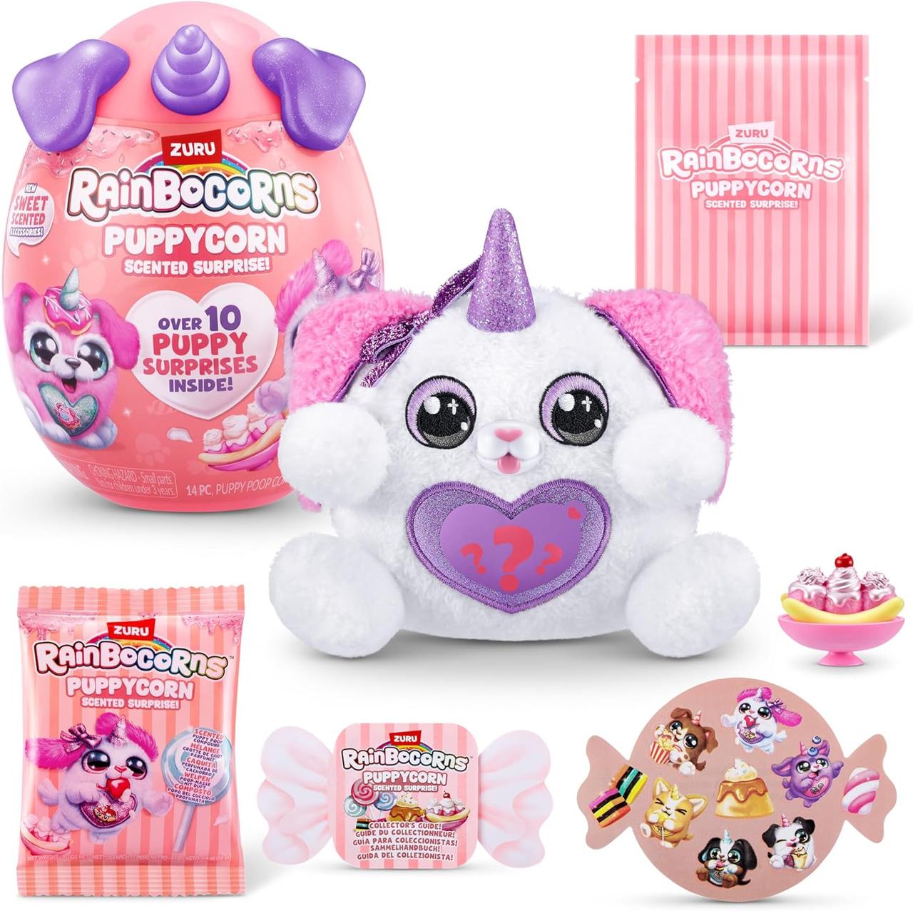 М'яка іграшка сюрприз Rainbocorns Puppycorn Scent Surprise Poodle, ZURU Пудель 9298B