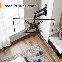 Настінне кріплення Perlegear Full Motion TV для плоских або вигнутих телевізорів, Amazon, Німеччина, фото 5