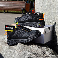 РОЗПРОДАЖ!! ТЕРМО Зимові Кросівки Черевики Merrell чорні з помаранчевим