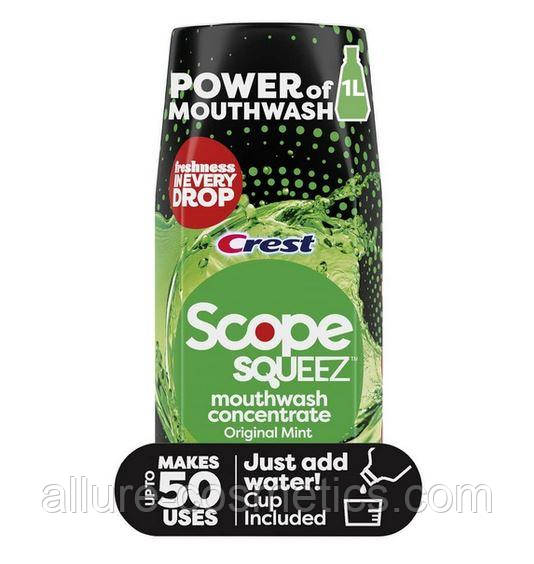 Концентрований ополіскувач для порожнини рота Crest Scope squeez 50ml