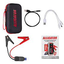 Пуско зарядное устройство (бустер) для АКБ ALLIGATOR JS847 1500A/2500A 25800mAh со Smart-клеммами, фото 5