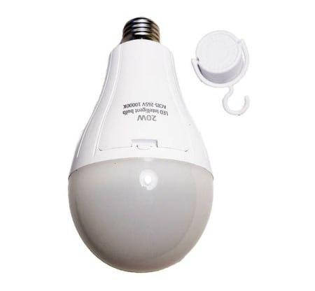 Акумуляторна лампочка PL-20W LED лампа 20 Вт, фото 1