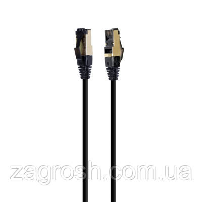 Promo Ціна! Патч-корд 3м, S/FTP, cat 8, литий, 50u", CU, AWG 27, LSZH, black Cablexpert (PP8-LSZHCU-BK-3M) - тільки на