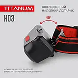 Налобний світлодіодний ліхтарик TITANUM TLF-H03 180Lm 6500K, фото 6