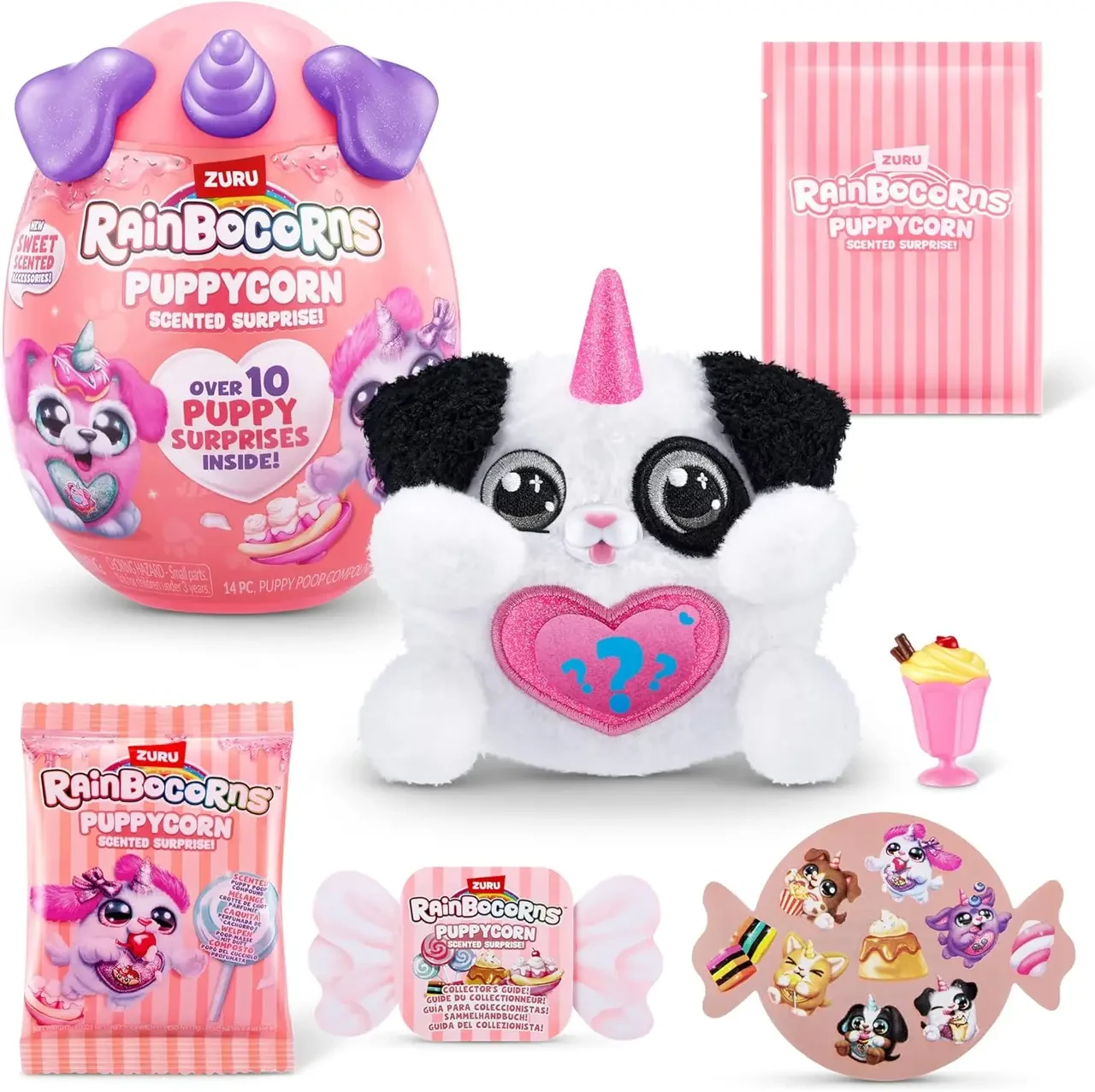М'яка іграшка сюрприз Rainbocorns Puppycorn Scent Surprise Dalmatian, ZURU Далматинець 9298D