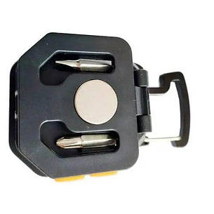 Міні ліхтарик брелок RB-438 COB білий жовтий червоне світло кишеньковий світильник з карабіном відкривачкою IP44, фото 2