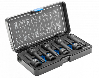 Торцеві головки ударні Torx 8 шт HOEGERT HT6R002