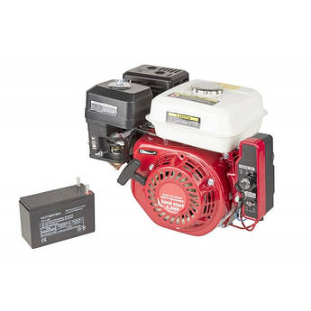 Бензиновий двигун 6.8 к.с. ST-1819 175F з електростартером, вал 20 мм