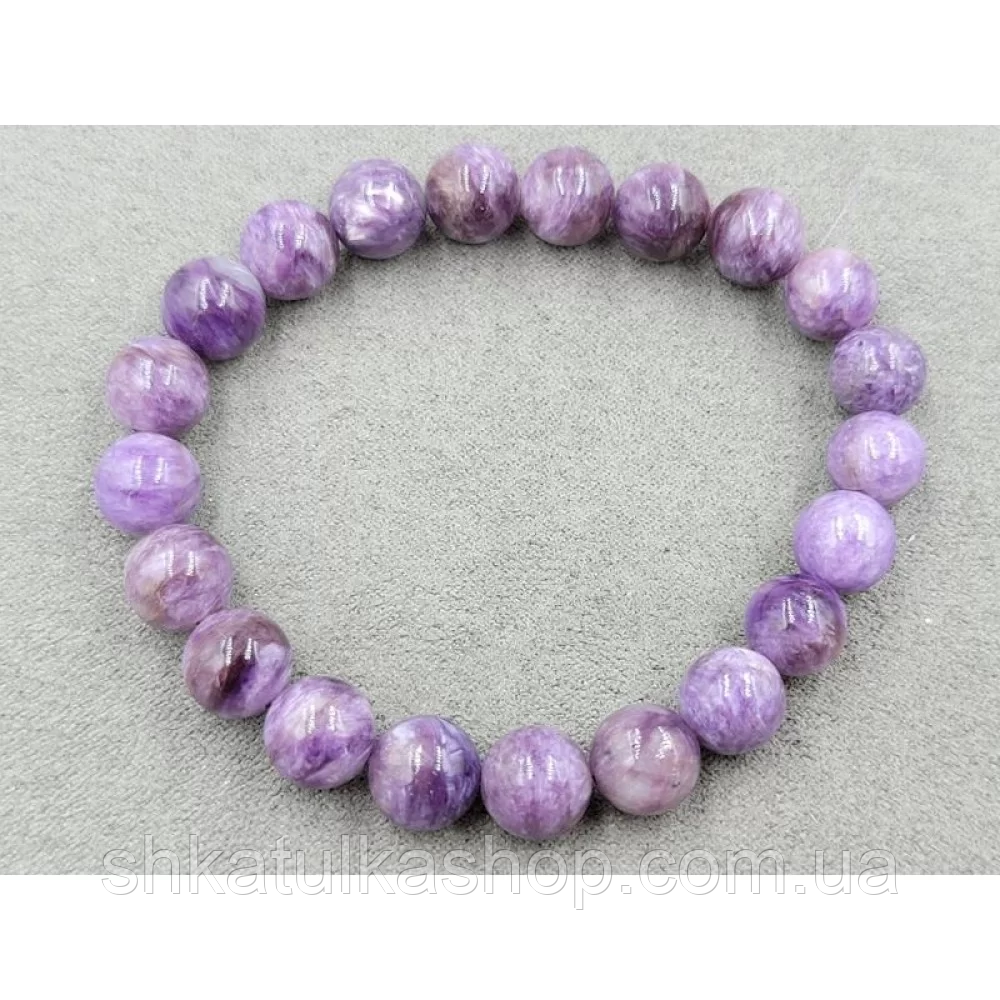 Браслет Чароїт 9,5мм, фото 1