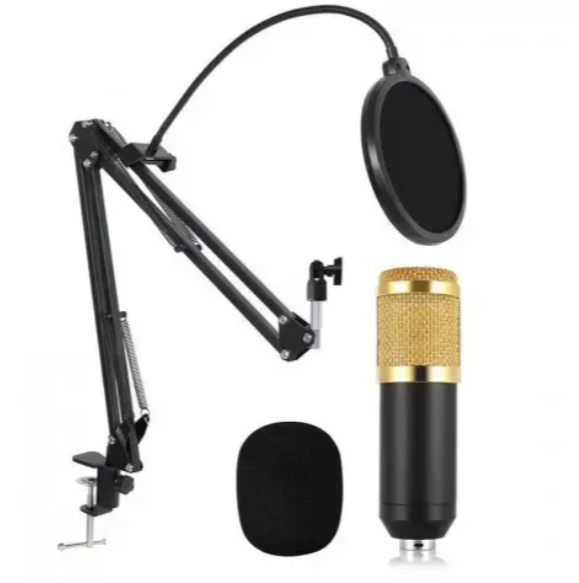 Мікрофон  студійний Music D.J. M800U зі стійкою та вітрозахистом