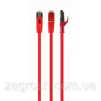 Promo Ціна! Патч-корд 10м S/FTP Cat 6A CU LSZH red Cablexpert (PP6A-LSZHCU-R-10M) - тільки на ZaGrosh.com.ua